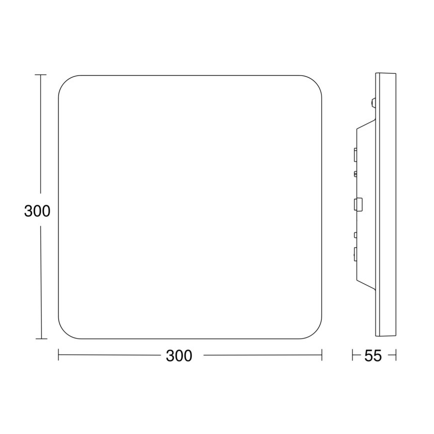 Steinel 067731- Plafoniera LED dimmerabile con sensore RS PRO R20 PLUS 15,86W/230V IP40 4000K