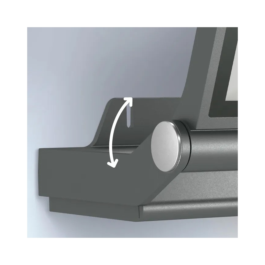 Steinel - Riflettore LED con sensore XLED PRO ONE S 18,4W/230V IP44 3000K antracite + telecomando