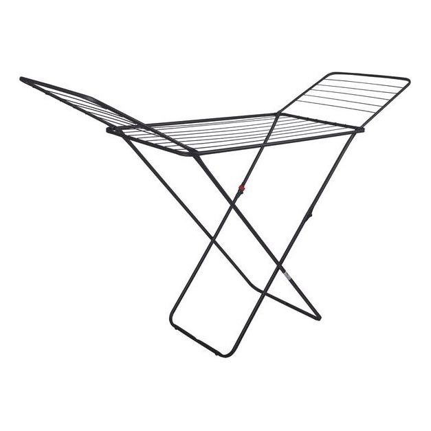 Stendibiancheria pieghevole TORO 180x93 cm nero