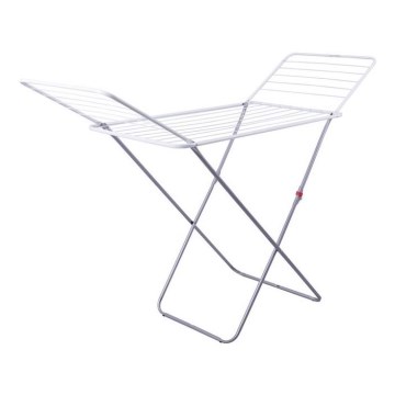 Stendino pieghevole TORO 180x93 cm bianco