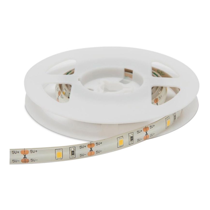 Striscia LED con sensore di movimento 1m LED/2,4W/6V 4xAAA 3000K