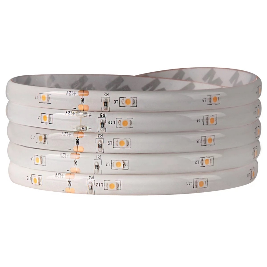 Striscia LED da bagno 5m 8,5W/12V IP44 3000K