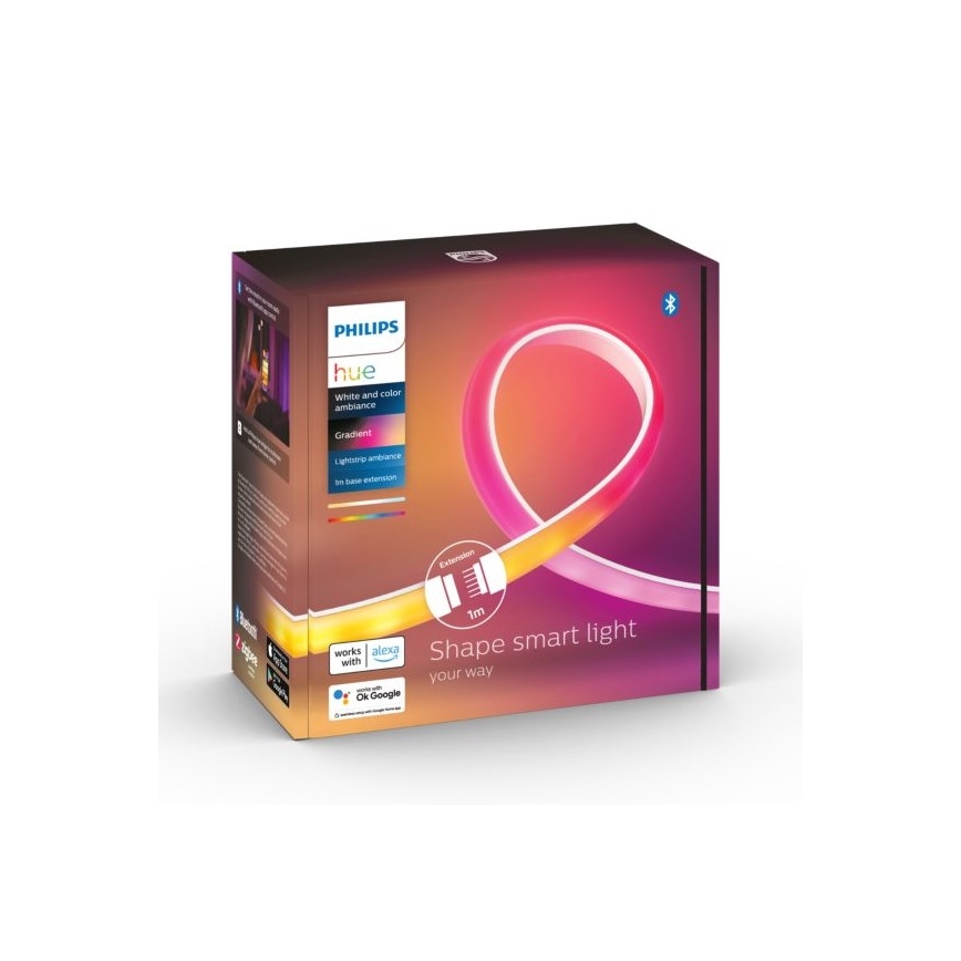 Striscia LED extension set Philips Hue White And Color AmbianceLED/12,3W/230V 1 m