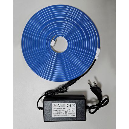Striscia LED flessibile NEON LED/10W/230V 5 m IP65 blu