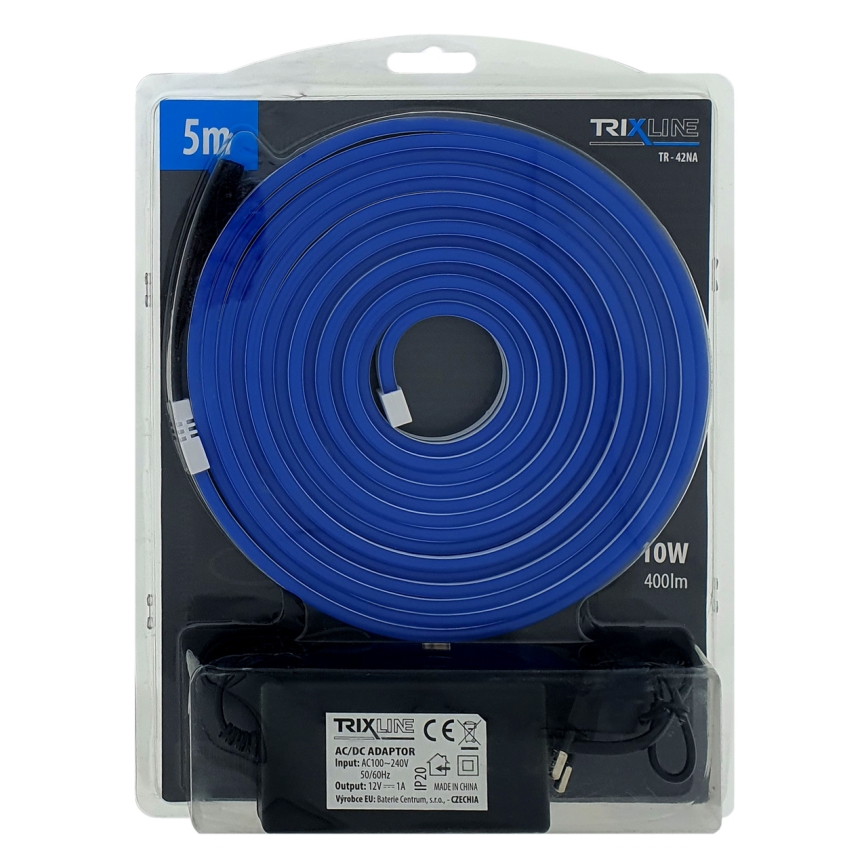Striscia LED flessibile NEON LED/10W/230V 5 m IP65 blu