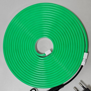 Striscia LED flessibile NEON LED/10W/230V 5 m IP65 verde