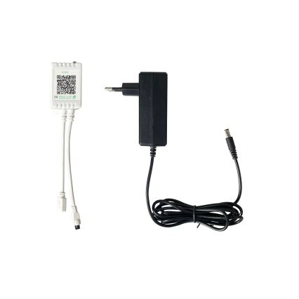 Striscia LED RGB dimmerabile, 25,2 W/230 V, 15 m + telecomando
