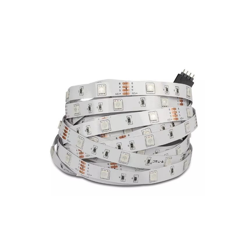 Striscia LED RGB dimmerabile 2x5m LED/4,8W/230V + TC
