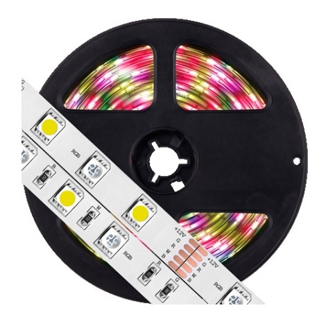 Striscia LED RGB dimmerabile 5m LED/14,4W/12V IP65