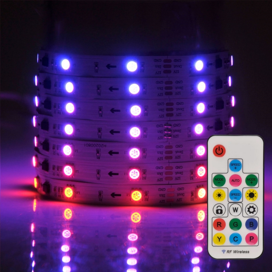 Striscia LED RGB dimmerabile MAGIC 2 m LED/12W/230V + Telecomando