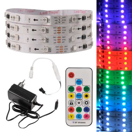 Striscia LED RGB dimmerabile MAGIC 2 m LED/12W/230V + Telecomando