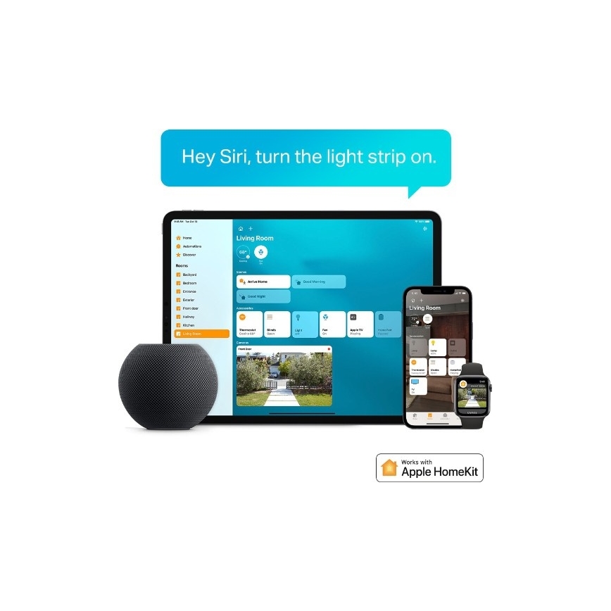 Striscia LED RGBW dimmerabile 5 m LED/13W/230V Wi-Fi