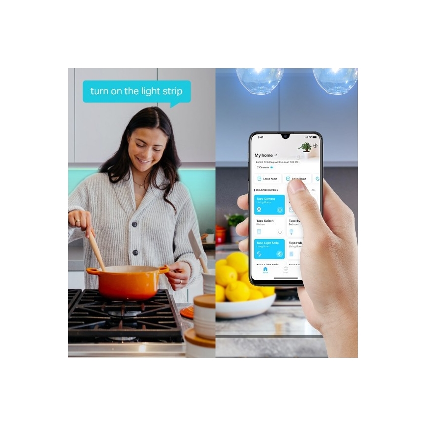 Striscia LED RGBW dimmerabile 5 m LED/20,5W/230V Wi-Fi