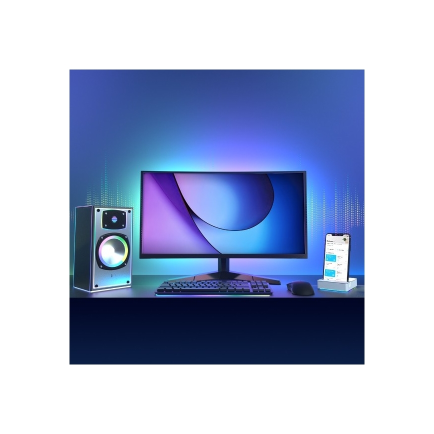 Striscia LED RGBW dimmerabile 5 m LED/20,5W/230V Wi-Fi