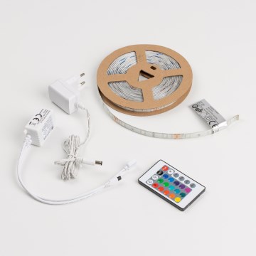 Striscia LED RGBW dimmerabile 9W/230V, 5 m, Wi‑Fi + telecomando