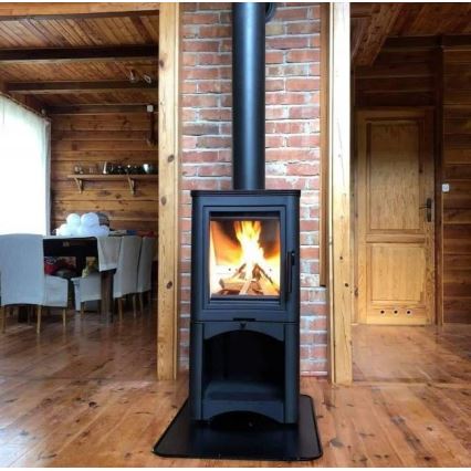 Kratki - Stufa a legna in acciaio per camino 7kW 150mm