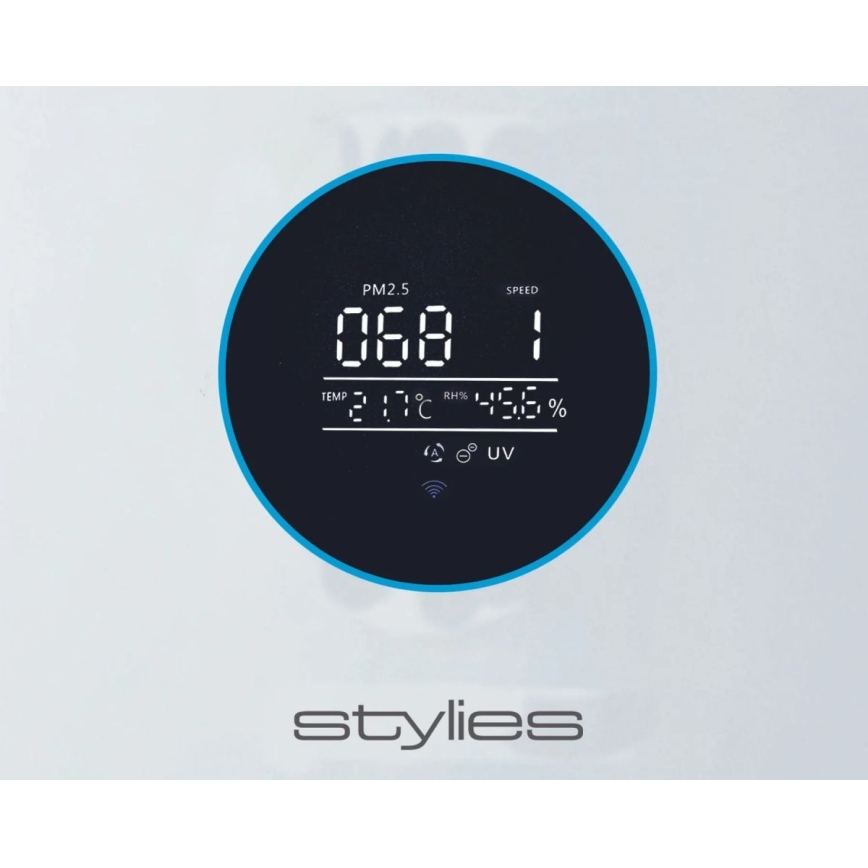 Stylies - Purificatore d'aria con umidificatore ALPHA 68W/230V Wi-Fi bianco