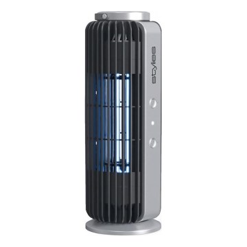 Stylies - Trappola luminosa per l'eliminazione delle zanzare AURIGA UV-A/8W/230V 60 m²