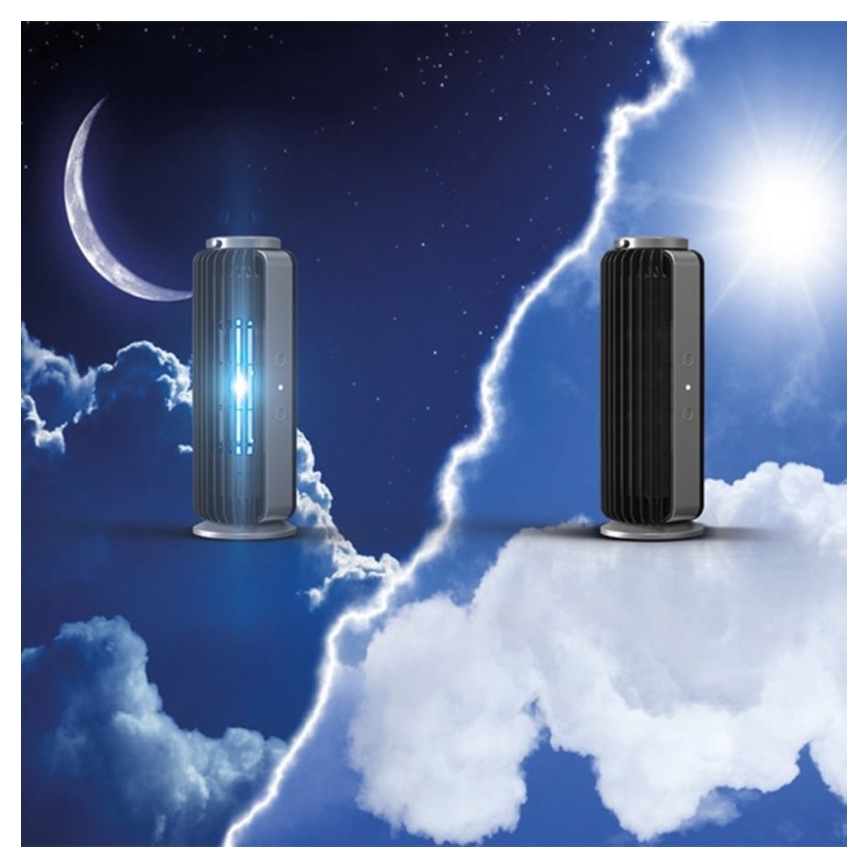 Stylies - Trappola luminosa per l'eliminazione delle zanzare AURIGA UV-A/8W/230V 60 m²