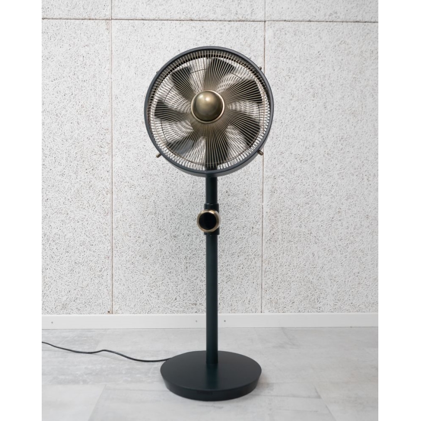 Stylies - Ventilatore da pavimento URANUS 35W/230V 94 cm nero
