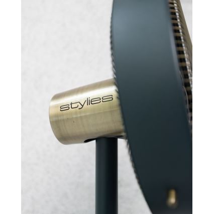 Stylies - Ventilatore da pavimento URANUS 35W/230V 94 cm nero