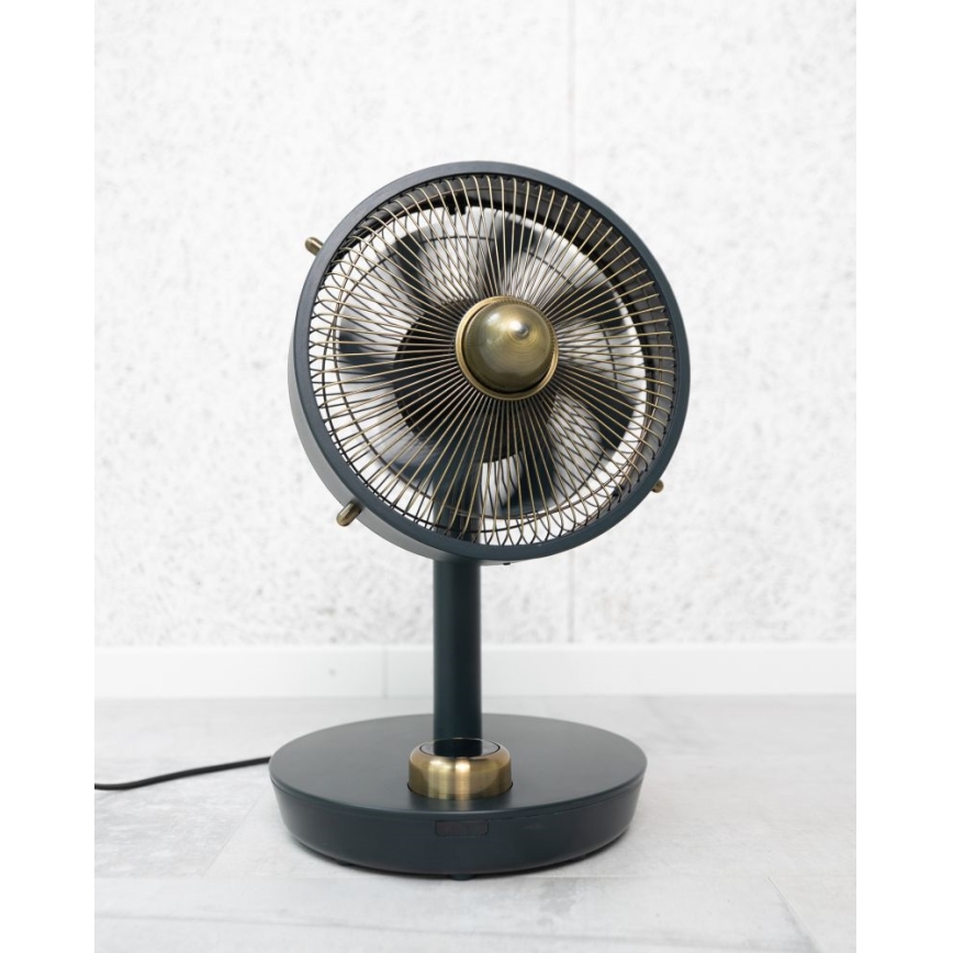 Stylies - Ventilatore da tavolo CEPHEUS 24W/230V nero