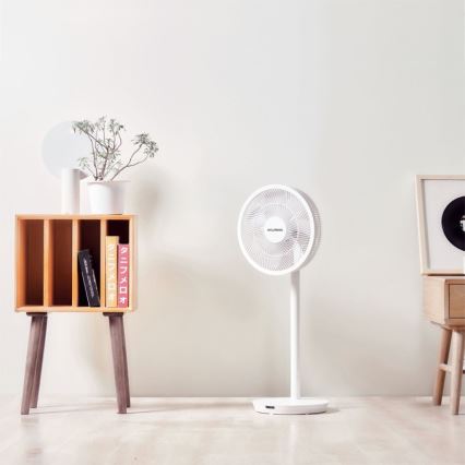 Stylies - Ventilatore a piantana 2 in 1 ANTILA 25W/230V 88 cm bianco + telecomando