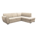 Suite lounge angolare a L imbottita e pieghevole SERPA destra beige