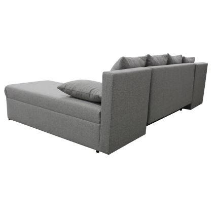Suite lounge angolare imbottita e pieghevole universale a forma di U ALMEIDA grigio