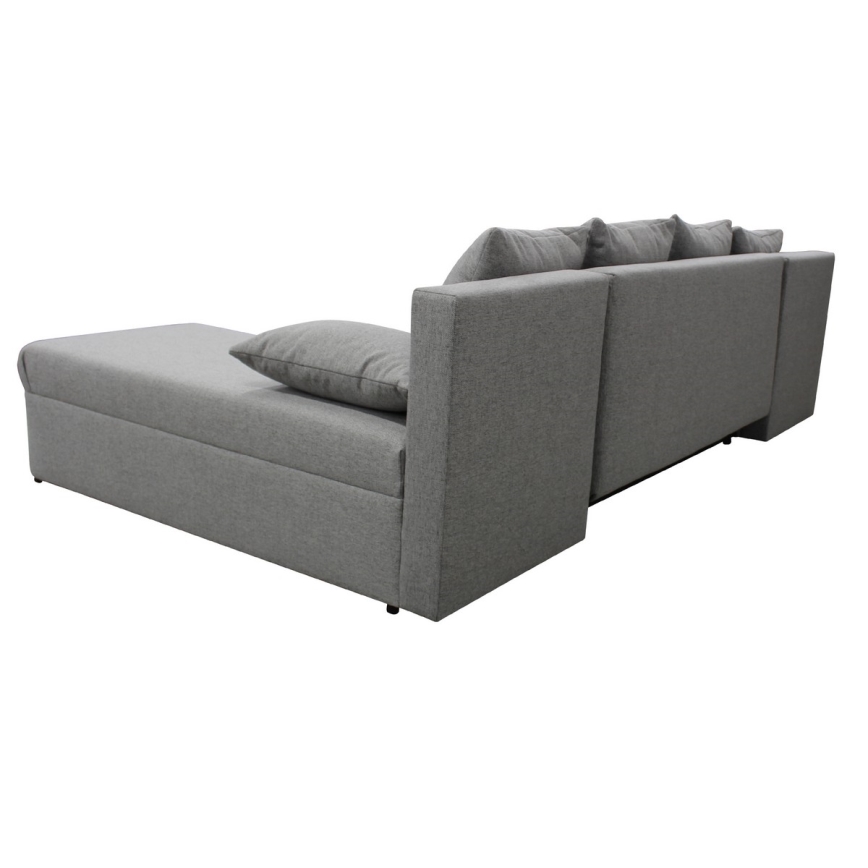 Suite lounge angolare imbottita e pieghevole universale a forma di U ALMEIDA grigio