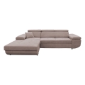 Suite lounge angolare pieghevole a forma di L con contenitore CASTELO sinistra rosa