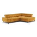 Suite lounge angolare pieghevole a L MARANO destra arancione