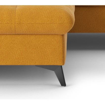 Suite lounge angolare pieghevole a L MARANO sinistra arancione