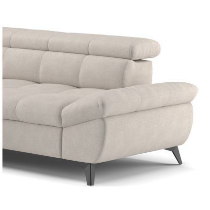 Suite lounge angolare pieghevole a L MARANO sinistra beige