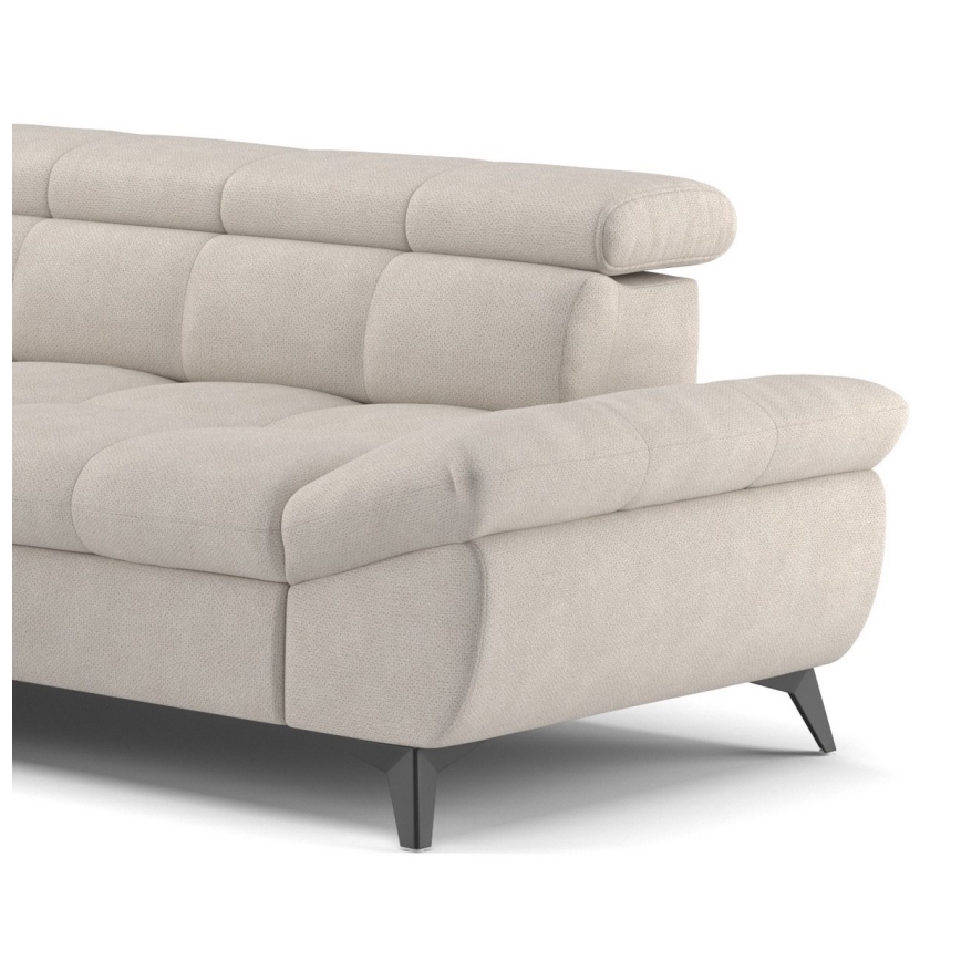 Suite lounge angolare pieghevole a L MARANO sinistra beige
