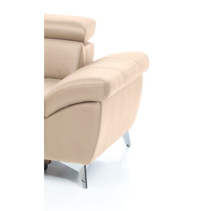 Suite lounge angolare pieghevole a L SALERNO II sinistra beige