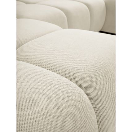 Suite lounge imbottita e pieghevole a forma di U con contenitore ALMADA beige