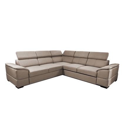 Suite lounge universale pieghevole ad angolo con contenitore GRANADA beige