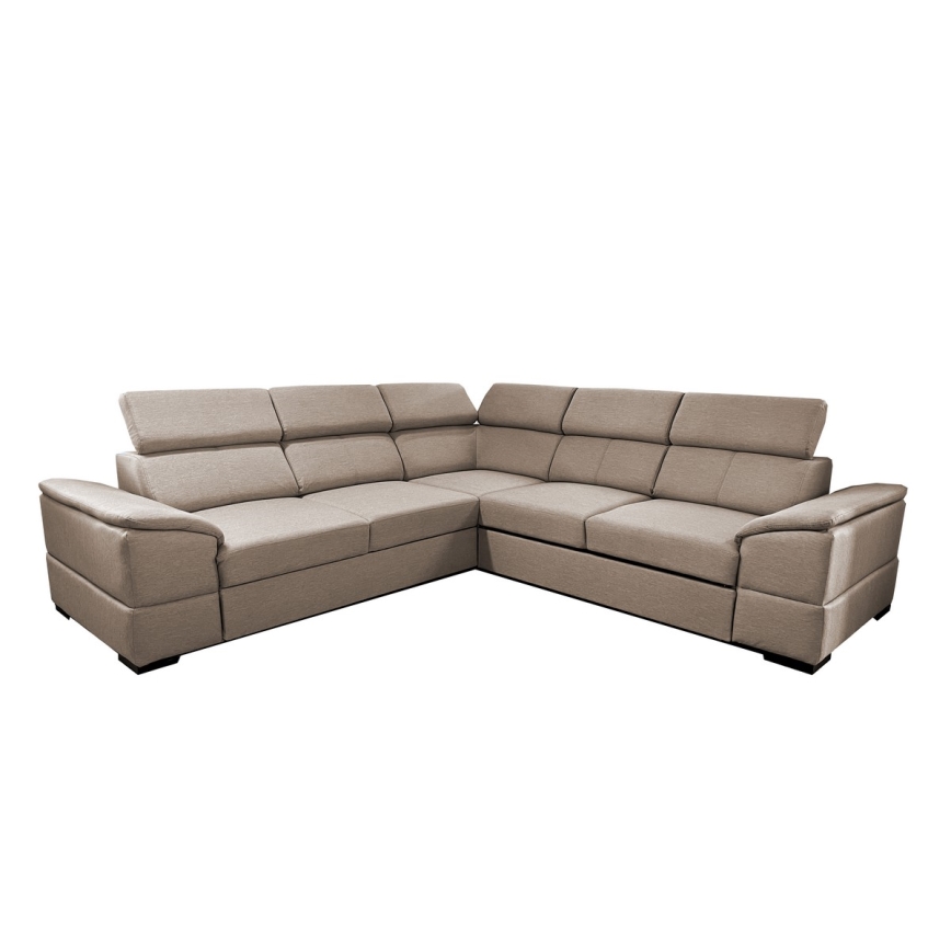 Suite lounge universale pieghevole ad angolo con contenitore GRANADA beige