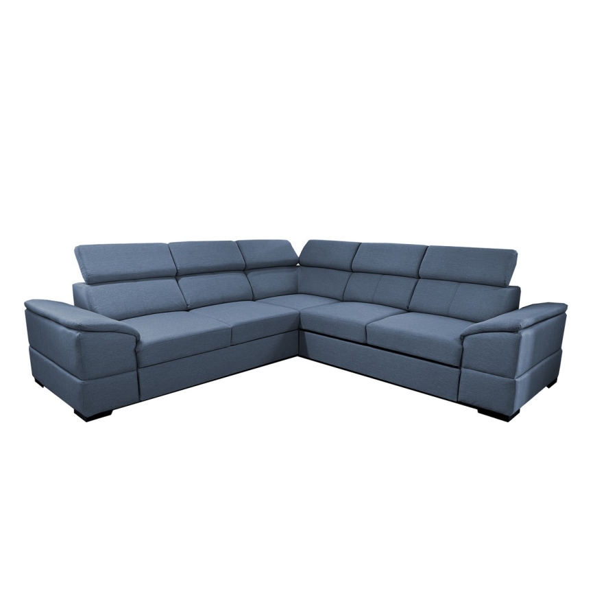 Suite lounge universale pieghevole ad angolo con contenitore GRANADA blu