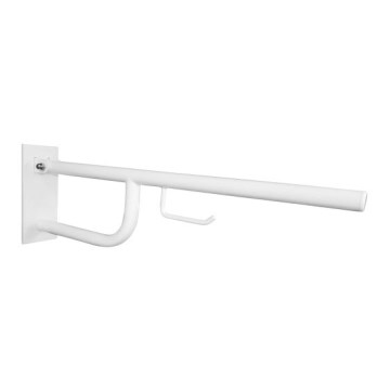 Supporto con staffa 10x25 cm bianco