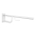 Supporto con staffa 10x25 cm bianco