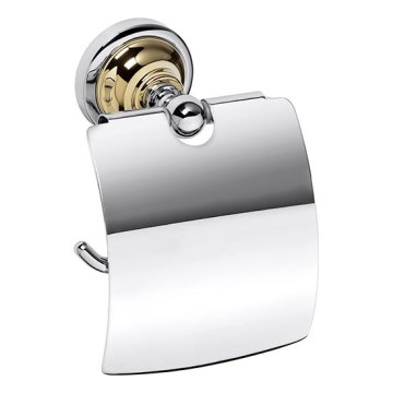 Supporto per carta 14x15 cm, finitura argento/oro