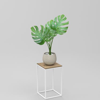 Porta piante 40x24 cm bianco