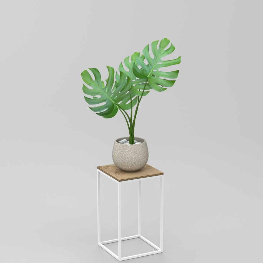 Porta piante 40x24 cm bianco