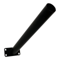 Supporto per lampione con un set di montaggio STREET nero