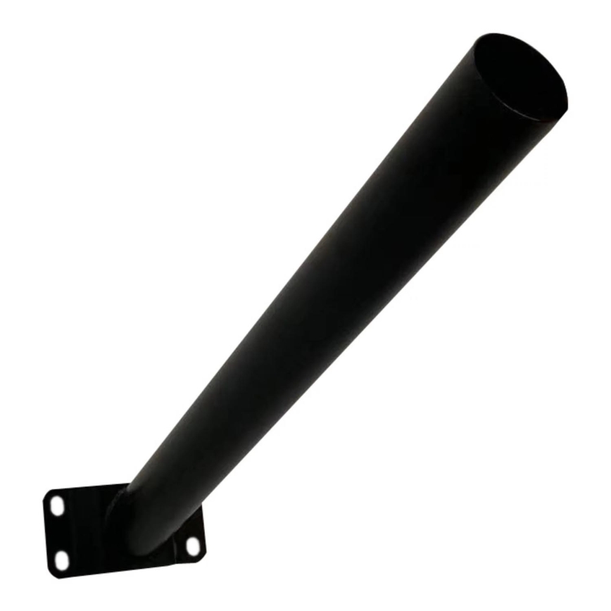 Supporto per lampione con un set di montaggio STREET nero