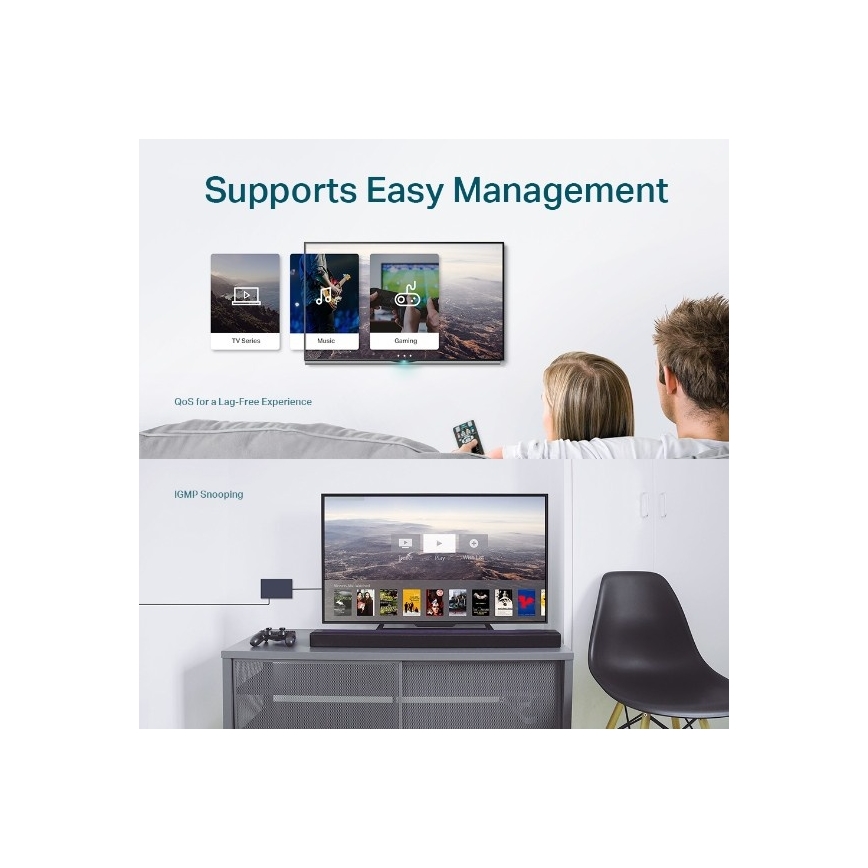 Switch Easy Smart Gigabit a 8 porte