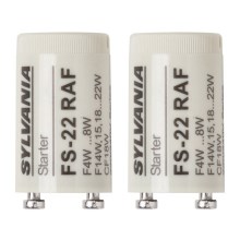 Sylvania - SET 2x Starter per lampadine fluorescenti 4-22W