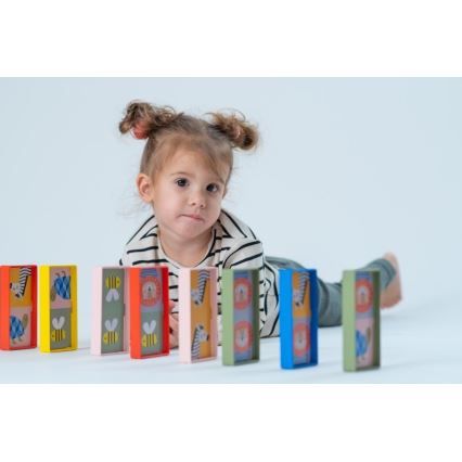 Taf Toys - Domino per bambini 4in1 animali